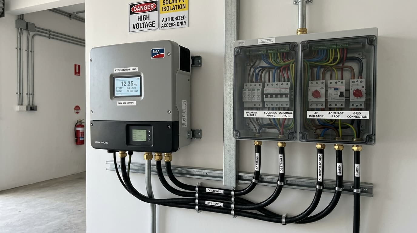 Smart Grid-Tie Inverter and IP65 ACDB DCDB Switchgear