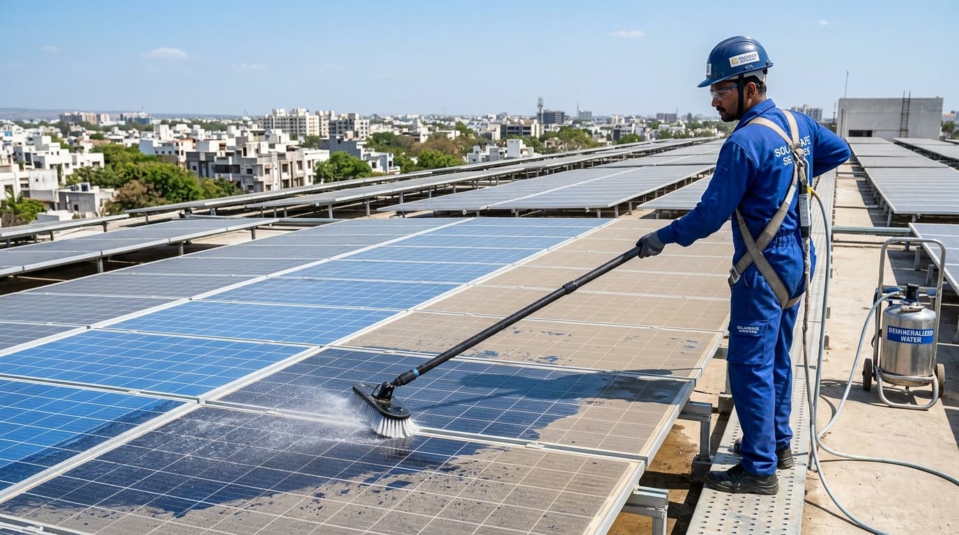 Solar O&M, Cleaning & Health Audit