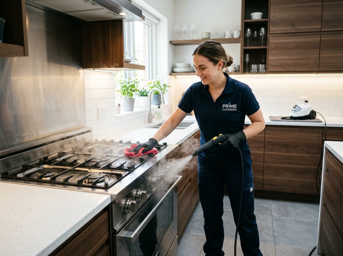 Commercial Kitchen Stove & Chimney Degreasing
