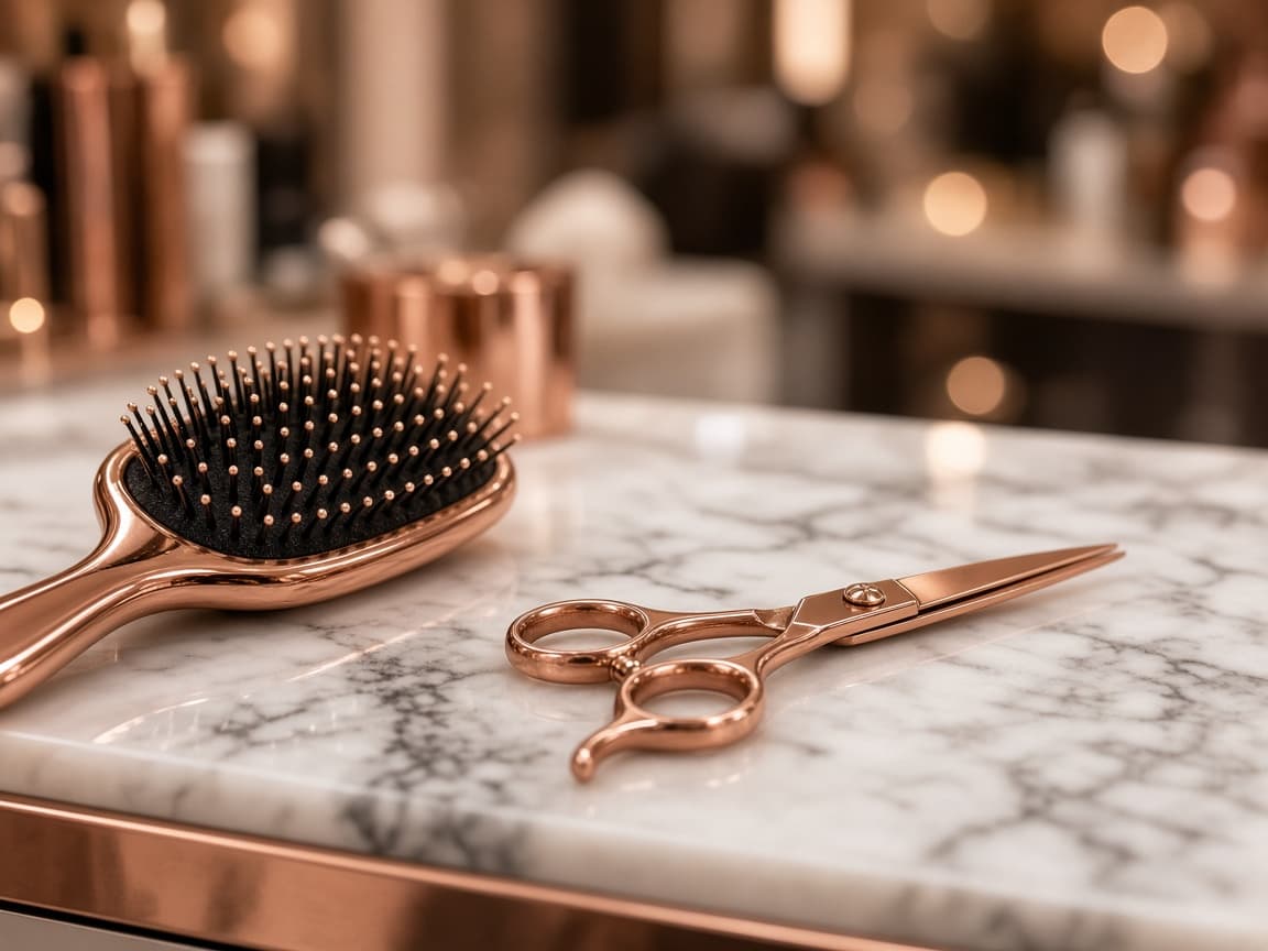 Hair styling station