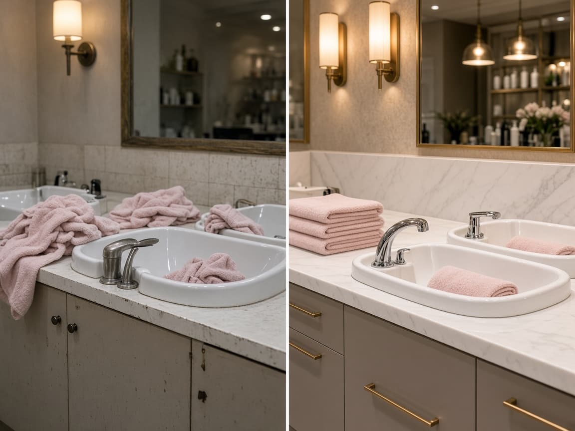 Hair wash area